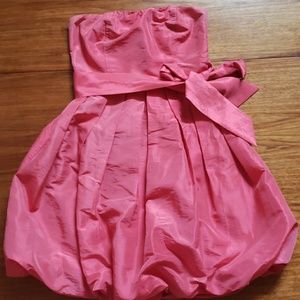 Strapless bubble dress